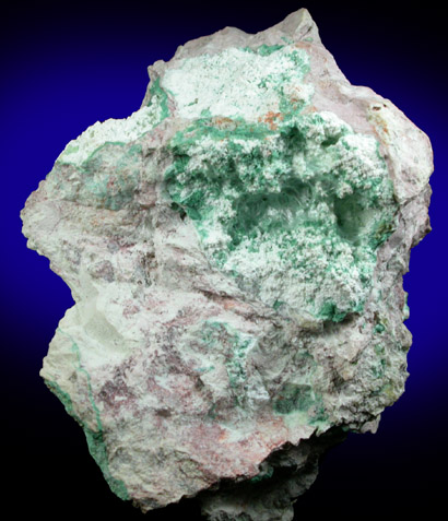 Malachite with Serpentine from Morenci Mine, Northwest Extension, Clifton District, Greenlee County, Arizona