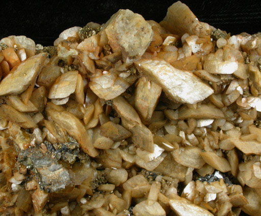 Siderite with Pyrite, Sphalerite, Barite from Eagle Mine, Gilman District, Eagle County, Colorado