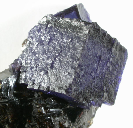 Fluorite on Sphalerite from Elmwood Mine, Carthage, Smith County, Tennessee