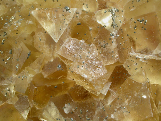 Fluorite with Pyrite from Villabona District, Asturias, Spain