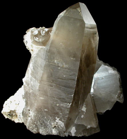 Quartz var. Smoky from North Moat Mountain, Bartlett, Carroll County, New Hampshire