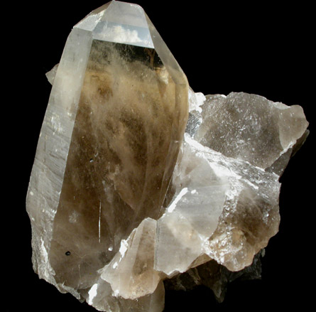 Quartz var. Smoky from North Moat Mountain, Bartlett, Carroll County, New Hampshire