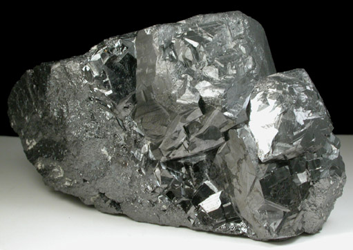 Magnetite (rare cubic and tetrahexahedral crystal form) from ZCA Mine No. 4, Fowler Ore Body, 2500' Level, Balmat, St. Lawrence County, New York