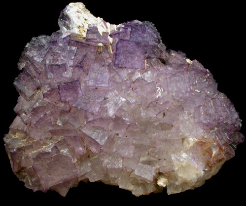 Fluorite over Barite from Caldwell Stone Quarry, Danville, Boyle County, Kentucky