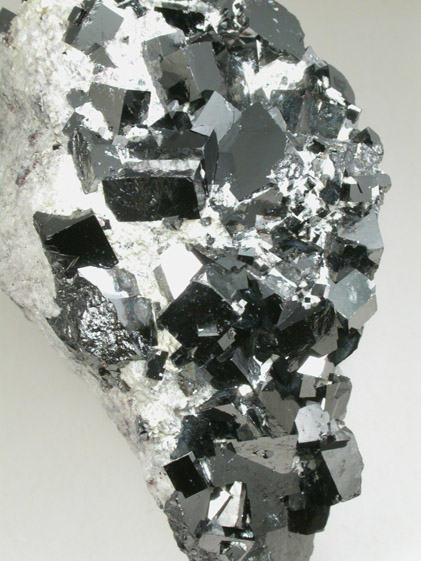 Magnetite (rare cubic crystal form) from ZCA Mine No. 4, Fowler Ore Body, 2500' Level, Balmat, St. Lawrence County, New York