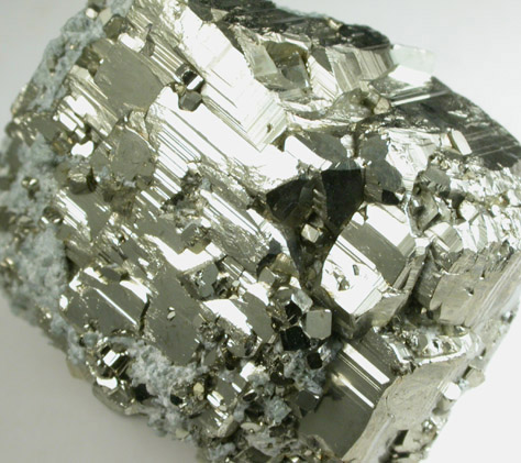 Pyrite with Talc from ZCA Pierrepont Mine, Grange Ore Body, Pierrepont, St. Lawrence County, New York