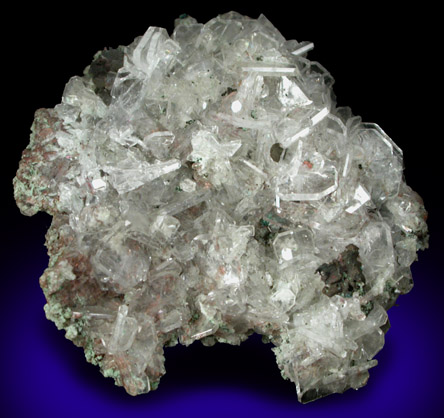 Barite, Calcite, Copper from Keweenaw Peninsula Copper District, Michigan