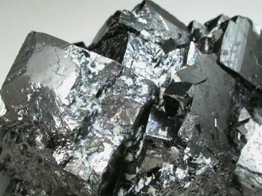 Magnetite (rare cubic and tetrahexahedral crystal form) from ZCA Mine No. 4, Fowler Ore Body, 2500' Level, Balmat, St. Lawrence County, New York