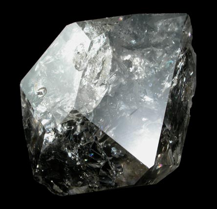 Quartz var. Herkimer Diamond with Hydrocarbon inclusions from Diamond Acres (Hastings Farm), Fonda, Montgomery County, New York