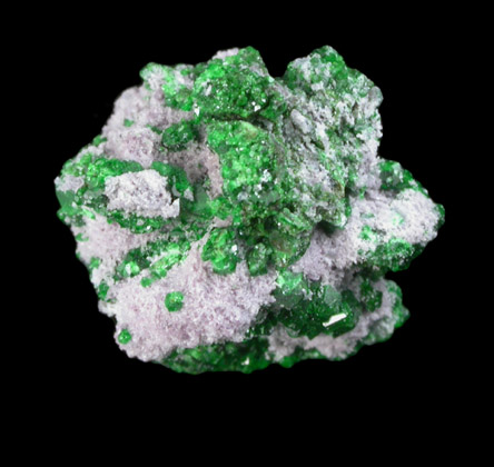 Uvarovite Garnet from Saranovskoye Mine, Sarany, Permskaya Oblast', Ural Mountains, Russia (Type Locality for Uvarovite)