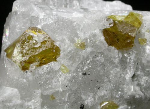 Calcite with Sphalerite from ZCA Hyatt Mine, Talcville, St. Lawrence County, New York