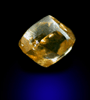 Diamond (1.21 carat gem-grade orange-brown dodecahedral crystal) from Premier Mine, Gauteng Province, South Africa