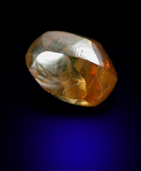Diamond (0.86 carat gem-grade fancy-brown dodecahedral crystal) from Premier Mine, Gauteng Province, South Africa