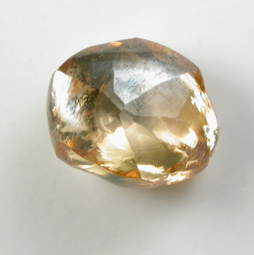Diamond (1.03 carat gem-grade fancy-brown flattened crystal) from Premier Mine, Gauteng Province, South Africa