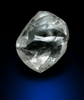 Diamond (2.40 carat gem-grade cuttable F-color octahedral crystal) from Mirny, Republic of Sakha, Siberia, Russia