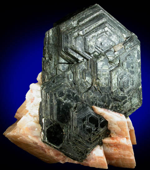 Biotite in Calcite from Swakopmund District, Erongo Region, Namibia