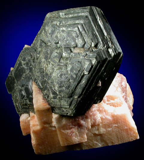 Biotite in Calcite from Swakopmund District, Erongo Region, Namibia