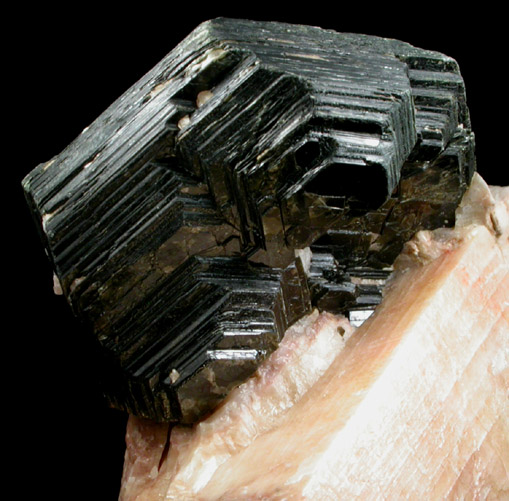 Biotite in Calcite from Swakopmund District, Erongo Region, Namibia