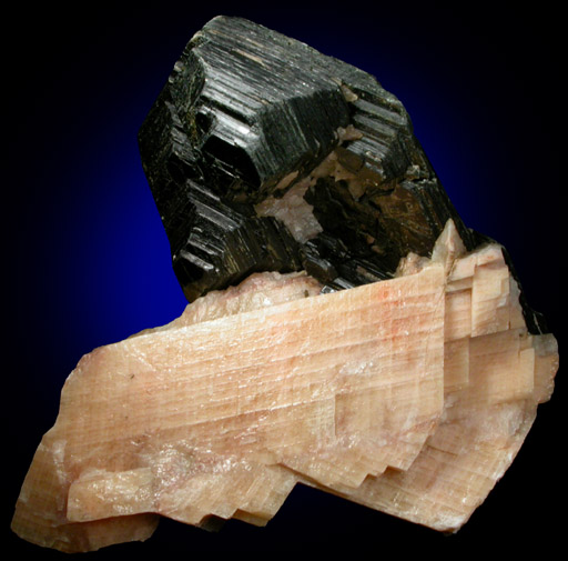 Biotite in Calcite from Swakopmund District, Erongo Region, Namibia