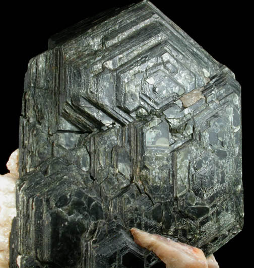 Biotite in Calcite from Swakopmund District, Erongo Region, Namibia