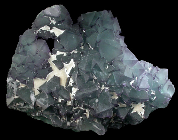 Fluorite with Quartz from Ganzhou, Jiangxi Province, China