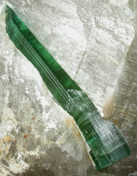 Elbaite Tourmaline in Quartz from Minas Gerais, Brazil