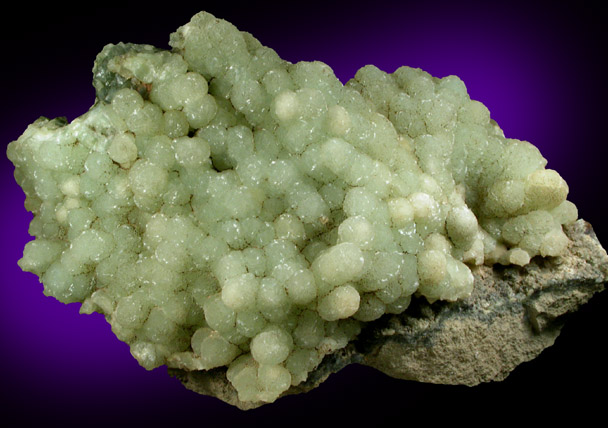 Prehnite from Upper New Street Quarry, Paterson, Passaic County, New Jersey