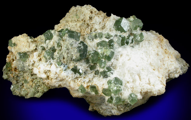 Andradite var. Demantoid Garnet from Antetezambato, Ambanja, Antsiranana Province, Madagascar