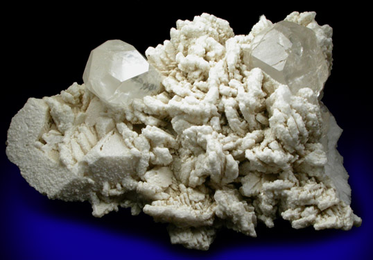 Topaz on Albite var. Cleavelandite from Skardu District, Baltistan, Gilgit-Baltistan, Pakistan