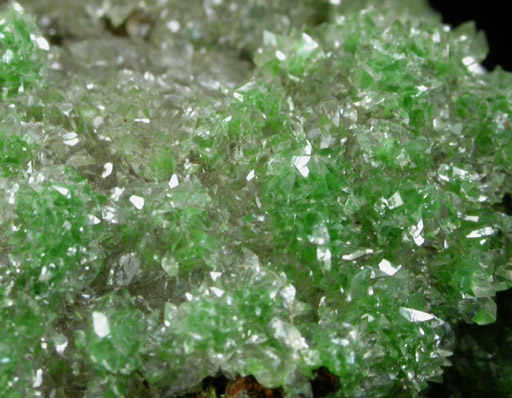 Calcite with Conichalcite inclusions from Mina Ojuela, Mapimi, Durango, Mexico