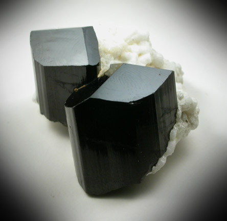 Schorl Tourmaline with Albite from Paprok, Kamdesh District, Nuristan Province, Afghanistan