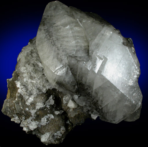 Calcite (twinned crystals) from Prospect Park Quarry, Prospect Park, Passaic County, New Jersey