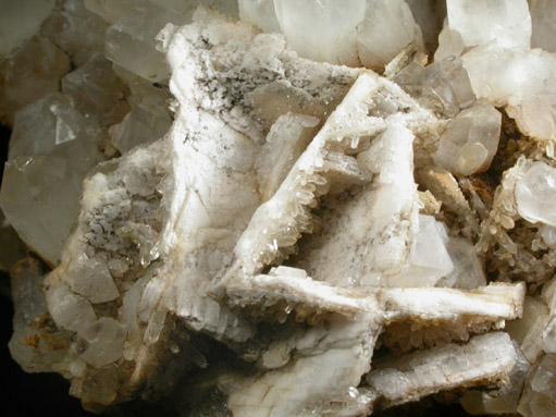 Quartz with Barite from William Wise Mine, Westmoreland, Cheshire County, New Hampshire