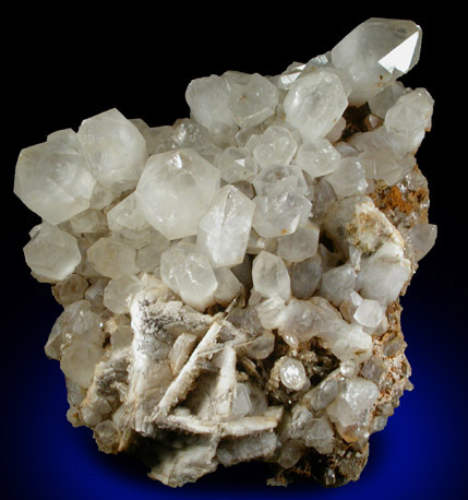 Quartz with Barite from William Wise Mine, Westmoreland, Cheshire County, New Hampshire