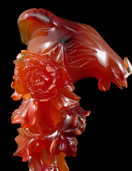 Quartz var. Agate Carving from Rio Grande do Sul, Brazil