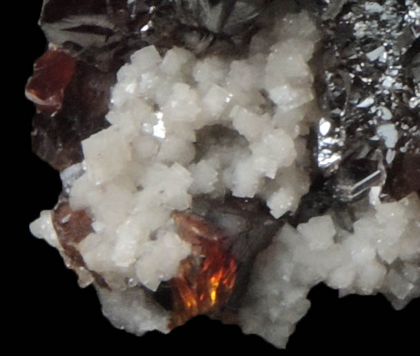 Sphalerite with Dolomite from Elmwood Mine, Carthage, Smith County, Tennessee