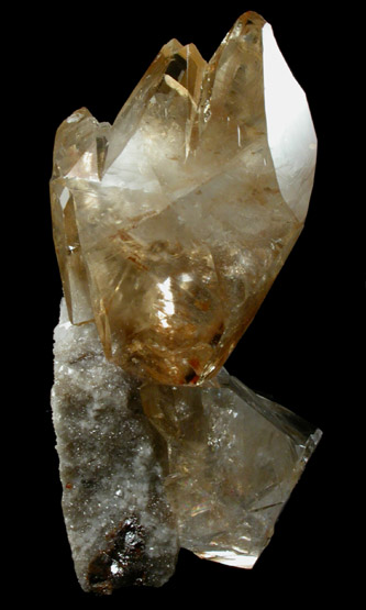 Calcite (twinned crystals) from Elmwood Mine, Carthage, Smith County, Tennessee