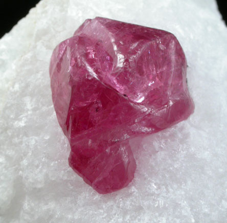 Spinel in marble from Luc Yen, Yenbai (Yen Bai) Province, Vietnam