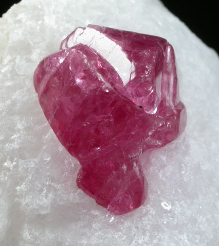 Spinel in marble from Luc Yen, Yenbai (Yen Bai) Province, Vietnam