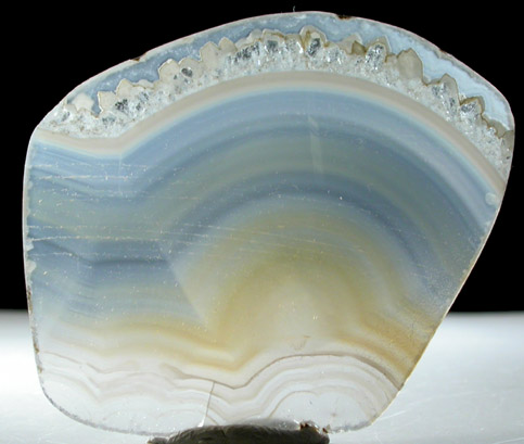 Quartz var. Iris Agate from Rio Grande do Sul, Brazil