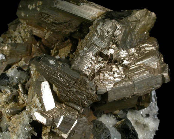 Pyrrhotite, Sphalerite, Siderite, Quartz from Nikolaevskiy Mine, Dalnegorsk, Primorskiy Kray, Russia