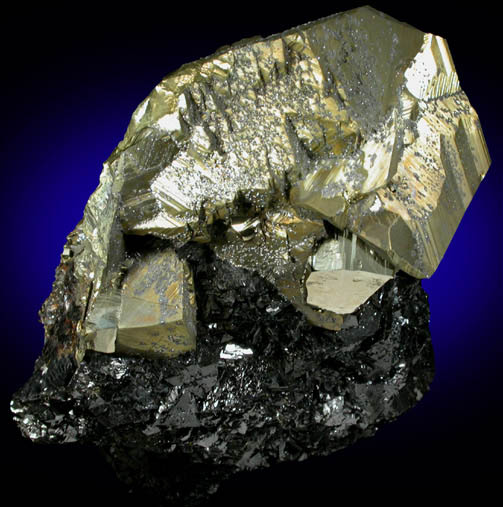 Chalcopyrite, Sphalerite, Pyrite from Huaron District, Cerro de Pasco Province, Pasco Department, Peru