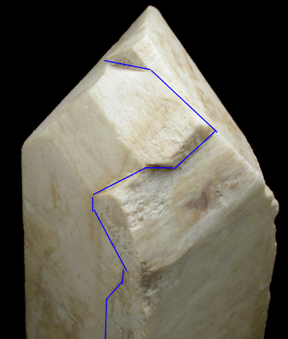 Microcline (Baveno-Law Twinned) from Little Three Mine, Ramona District, San Diego County, California