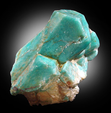 Microcline var. Amazonite from Pike's Peak, Colorado