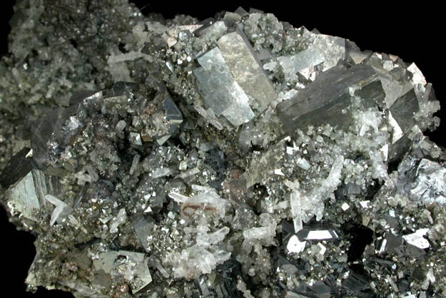 Arsenopyrite with Quartz from Municipio de Zacatecas, Zacatecas, Mexico