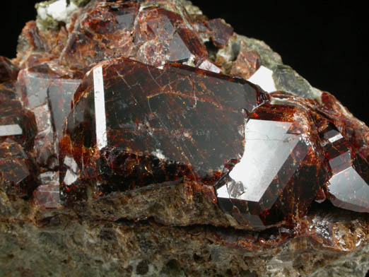 Grossular Garnet with Diopside from Crestmore Quarry, 572' Level, Riverside County, California