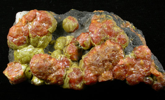 Mimetite var. Campylite from Caldbeck Fels, Cumberland, England