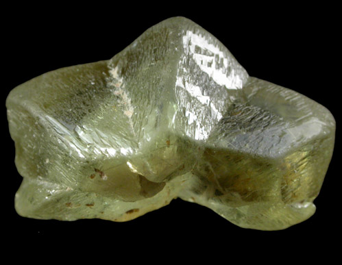 Chrysoberyl (twinned crystals) from Pancas, Esprito Santo, Brazil