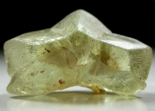 Chrysoberyl (twinned crystals) from Pancas, Esprito Santo, Brazil