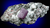 Corundum var. Ruby from Khit Ostrov, Karelia, Russia